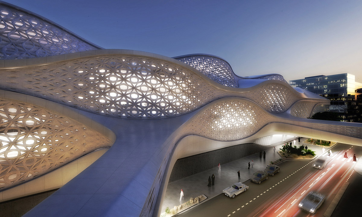 Cutting edge technology in Riyadh' new metro station