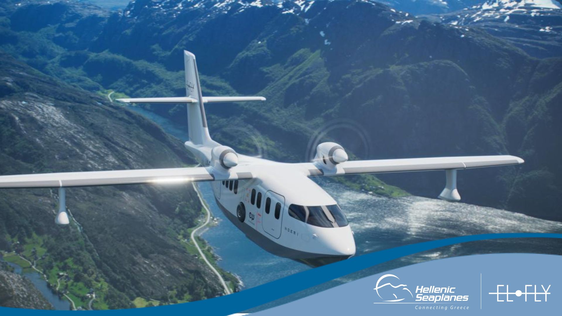 Συμμαχία Hellenic Seaplanes και Elfly Group για 10 ηλεκτροκίνητα υδροπλάνα