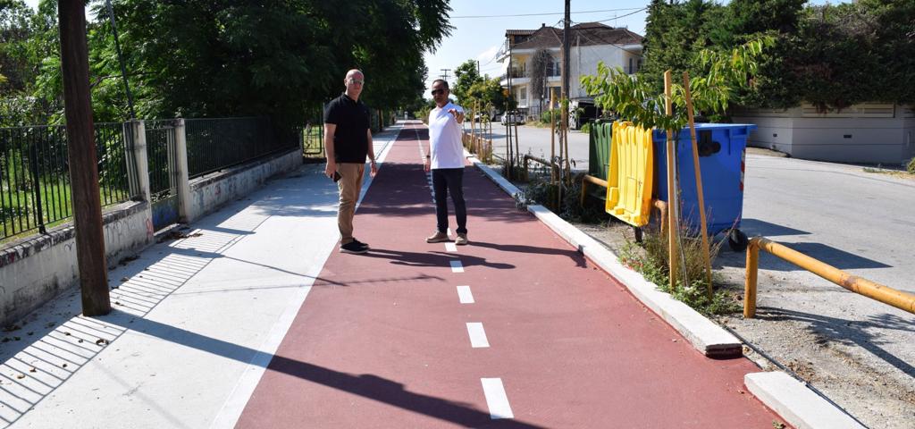 New bicycle infrastructure underway in Karditsa New bicycle infrastructure underway in Karditsa