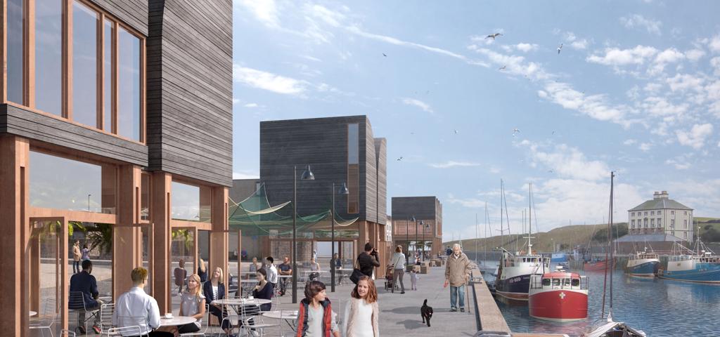 Η Galmstrup Architects ανακατασκευάζει ψαραγορά της δεκατίας του '60 στη Σκωτία