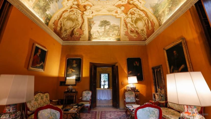 Historic Rome villa with world's only Caravaggio mural is up for auction 